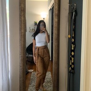 Fashion nova brown cargo pants